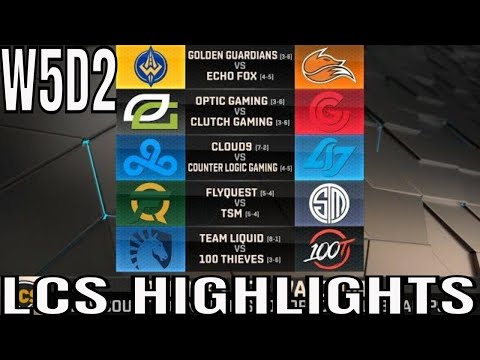 LCS Highlights ALL GAMES Week 5 Day 2 Spring 2019 League of Legends NALCS