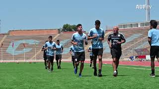 Entrenamientos en el estadio San Marcos de Lima