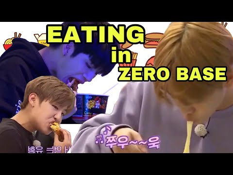 Wanna One Go Zero Base! MUKBANG (먹방) Eat it all! | EATING COMPILATION #1