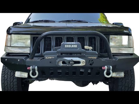 Custom bumper installation 1998 JEEP GRAND CHEROKEE LIMITED ZJ