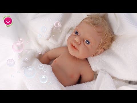 🛁 El 1er BAÑO de mi Bebé de Silicona Reborn LUNA