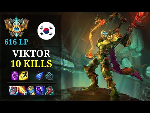 Viktor Mid vs Sett - 10 kills - Dk Showmaker KR Challenger (616 LP) Patch 11.3