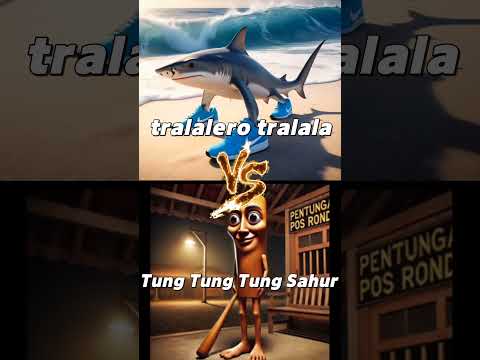 Tung Tung Tung Sahur VS tralalero tralala  #tralalerotralala #tungtungtungsahur