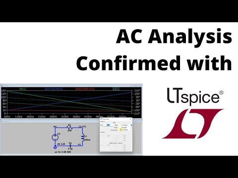 Quick LTSpice: AC Analysis of a Series RLC Circuit