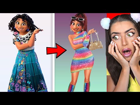 Encanto Characters Glow Up Transformations Amazing