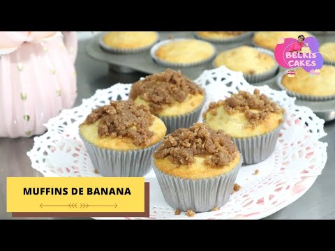 COMO HACER MUFFINS DE BANANA | Belkis Cakes