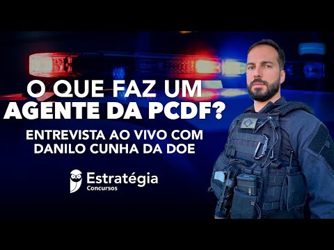 O que faz um Agente da PCDF? Entrevista ao vivo com Danilo Cunha, da Divisão de Operações Especiais