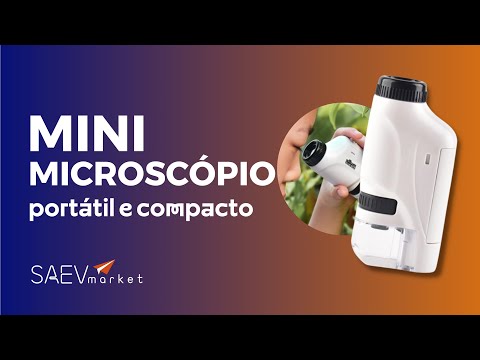 Mini Microscópio Portátil - Kids | Mundo Micro