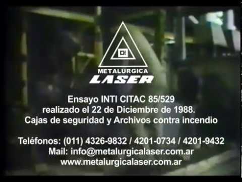 Archivos Ignifugos y Cajas fuertes Metalurgica laser