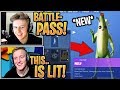 Streamers React & Show all *NEW* Battle Pass Season 8 Items! - Fortnite Best and Funny Moments