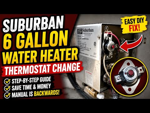 Suburban RV Water Heater Thermostat Replacement (Easy Fix That Actually Works!)