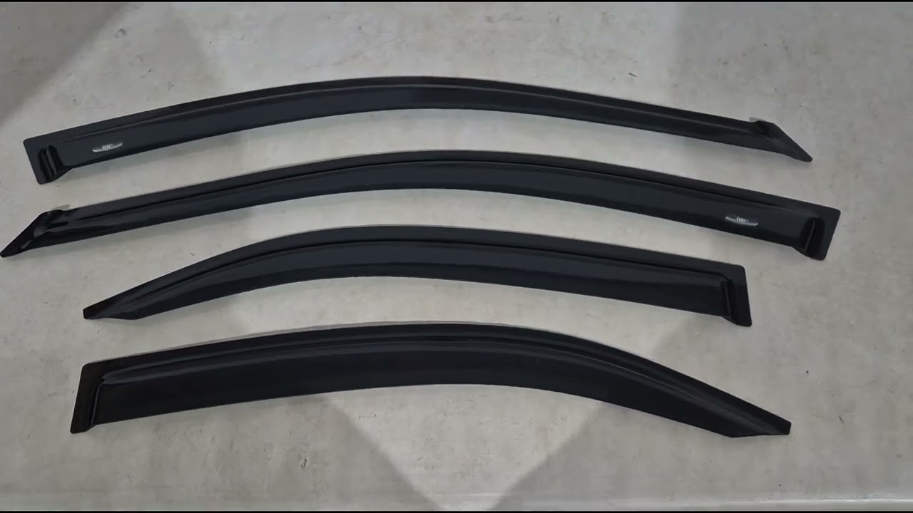 Toyota Camry 2001-2006 гг. Ветровики на окна (4 шт, HIC) Video 1