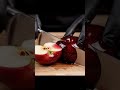 RED APPLE THIS CUT WAS TOO PERFECT Asmr Relaxing Satisfying Youtubeshortsvideo
