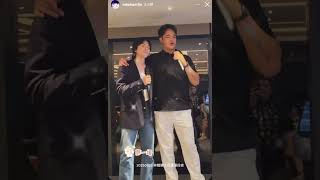 蕭哥和大師搭肩合唱《夢一場》也太夢幻了！太好聽了！ 大師兄退休可考慮要去改行唱歌了！  蕭敬騰 Jam Hsiao ＃蕭敬騰 ＃老蕭 ＃林智勝 ＃大師兄 ＃慶功宴 ＃退役夜 ＃夢一場