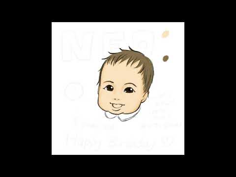 見て楽しい似顔絵ムービー描いてます イメージ1