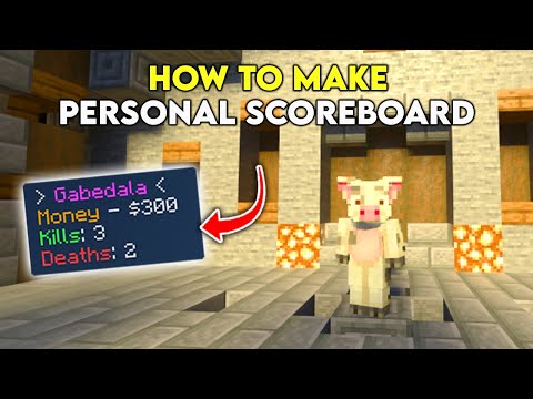 How to Make a Personal Scoreboard in Minecraft Bedrock!