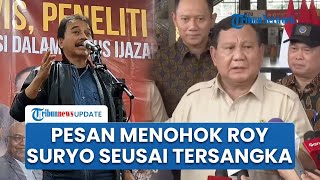 Roy Suryo Beri Pesan ke Prabowo suesai Jadi Tersangka: Jangan Mau Dikotori Seperti Rezim Jokowi