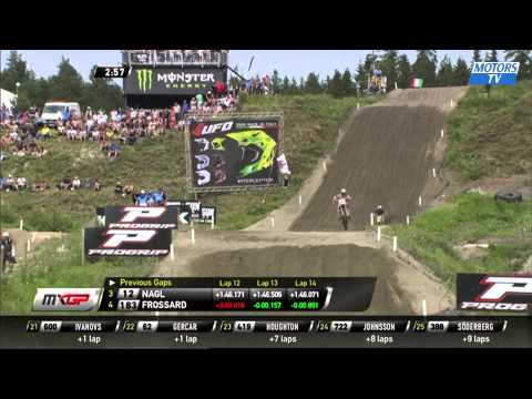 MXGP -- GP de Finlande : course 1, remontée de Frossard