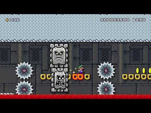 The Crush Chamber by BlackRain* - Super Mario Maker 2 - No Commentary 1bw