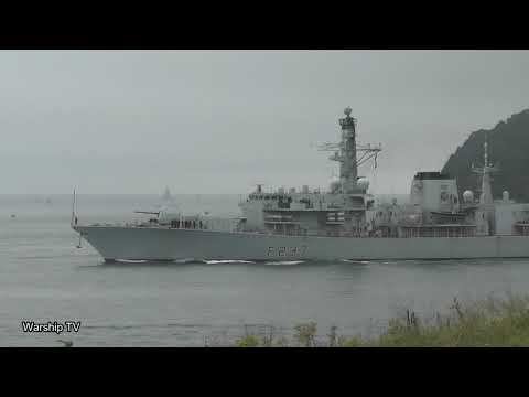 HMS WESTMINSTER F237 DEPARTING DEVONPORT NAVAL BASE AT DEVILS POINT - 21st August 2021