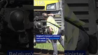 Train collides with school bus in Belgium, killing multiple people
