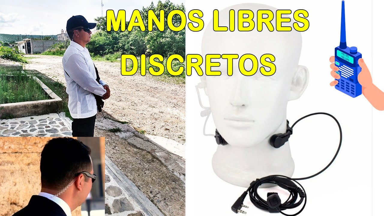 COMO UTILIZAR MANOS LIBRES DISCRETOS, CHICHAROS PARA RADIOS