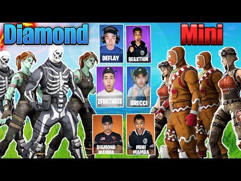 Official Team Diamond VS Team Mini Draft! Fortnite Clan Battle Season 2!