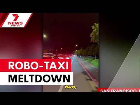 Waymo robo-taxis malfunction after July Fourth | 7NEWS