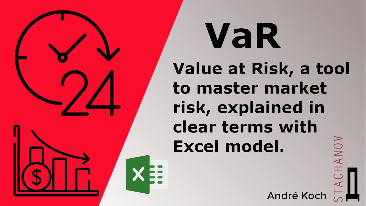 Value at Risk or VaR, a tool to master market risk, explained in clear terms with Excel model.