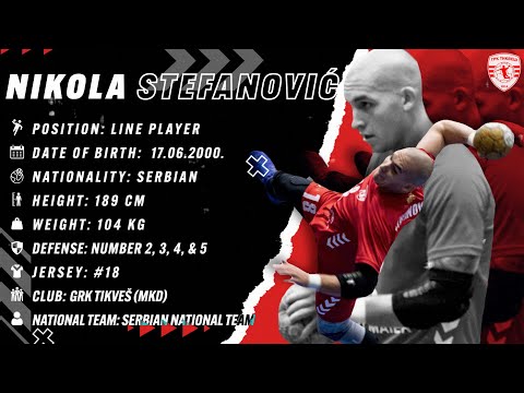 Nikola Stefanovic | Line Player | GRK Tikves | Highlights | Handball | CV | 2023/24