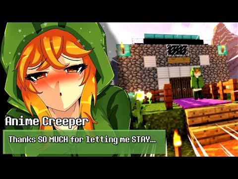 LIVING with a CREEPER GIRL in MINECRAFT | Minecraft "Mob Talker" [#1]