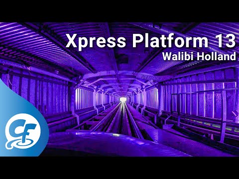 Xpress: Platform 13 front seat on-ride 5K POV @60fps Walibi Holland