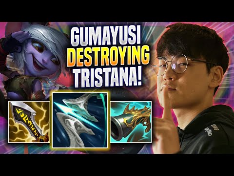 GUMAYUSI DESTROYING WITH TRISTANA! - T1 Gumayusi Plays Tristana ADC vs Jhin! | Preseason 2023