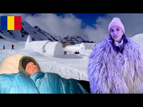We slept in the Ice Hotel at Bâlea Lac! Cool sensations on the Transfăgărășan... in winter