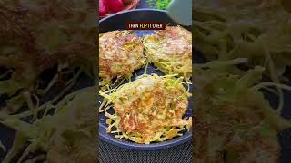 Download lagu Super Easy cabbage Omelette Recipe #shorts mp3