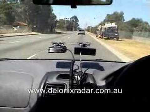 Beltronics Bel STi XR radar detector  vs Multanova 6F test 2