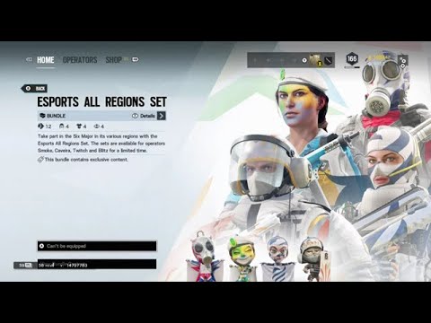 Rainbow Six: Siege - NEW - ESPORTS All Regions Set - Showcase