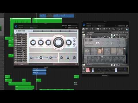 Access Virus TI - The Unfinished Sound Set with Spitfire HZ Percussion Demo