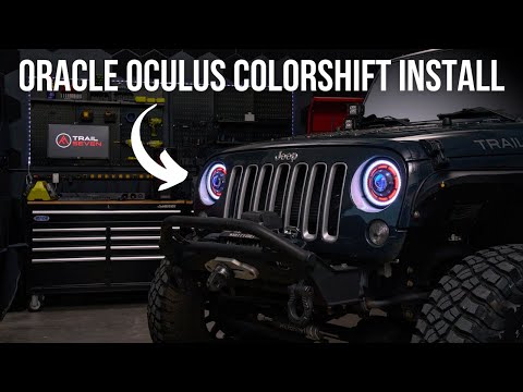 Oracle Oculus Colorshift B-LED Headlight Installation | 2007 - 2018 Jeep Wrangler JK