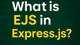 What is EJS in Express.js? | Template Engine for Node.js Explained Simply #codewithharry