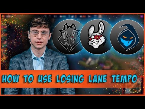 HOW TO USE LOSING LANE TEMPO - G2 VS ROGUE + MISFITS - CAEDREL