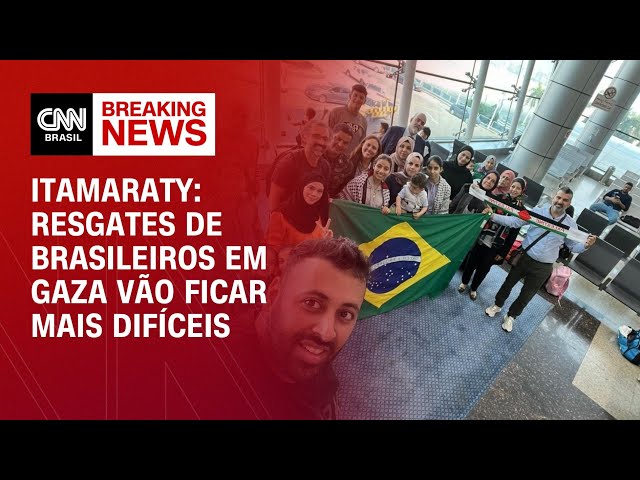 Itamaraty: Rescues of Brazilians in Gaza will become more difficult |  LIVE CNN