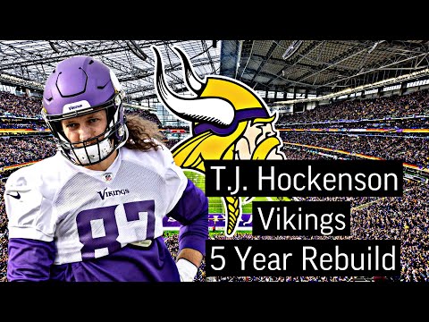 T.J Hockenson Minnesota Vikings 5 Year Rebuild In Madden 23 | Franchise Mode!