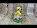 Applause Big Bird Music Box Figurine Row Your Boat Sesame Street