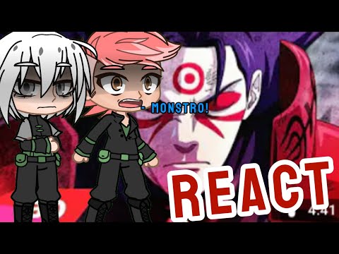 KAIJU N.8 REACT (reagindo) Rap do HASHIRAMA (Naruto) _O PRIMEIRO HOKAGE _ Au/As (GACHA)