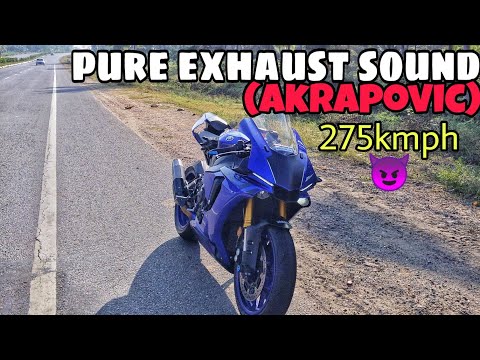 The Perfect Sound - Yamaha R1 2018 with Akrapovic Exhuast Crackles and Pops [RAW Onboard]