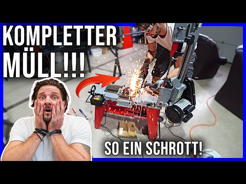 Holt euch sowas niemals / nie wieder Schrott-Werkzeug! Metallbandsäge Holzmann BS 115