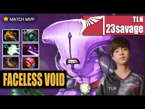 Faceless Void Safelane | TLN.23savage | 15 MINS RUSH MJOLLNIR IMBA BUILD | 7.31d Gameplay Highlights