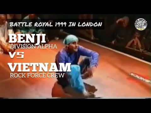 BENJI (Division Alpha) vs. VIETNAM (Rock Force Crew) | 1999 Battle Royal in London. // KoreanRoc.