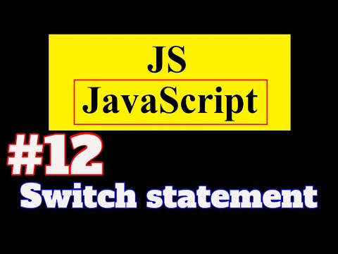 12 Javascript Tutorial In Hindi Switch Statement